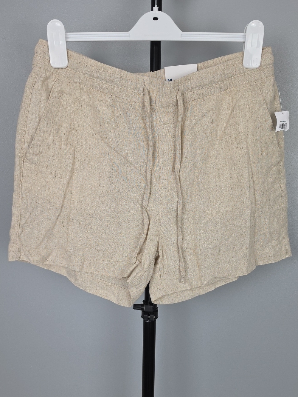 Old Navy Linen Blend Drawstring Shorts, Women's Size M, NEW